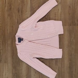 Toddler girls Polo by Ralph Lauren Pink Cardigan Sweater 3T